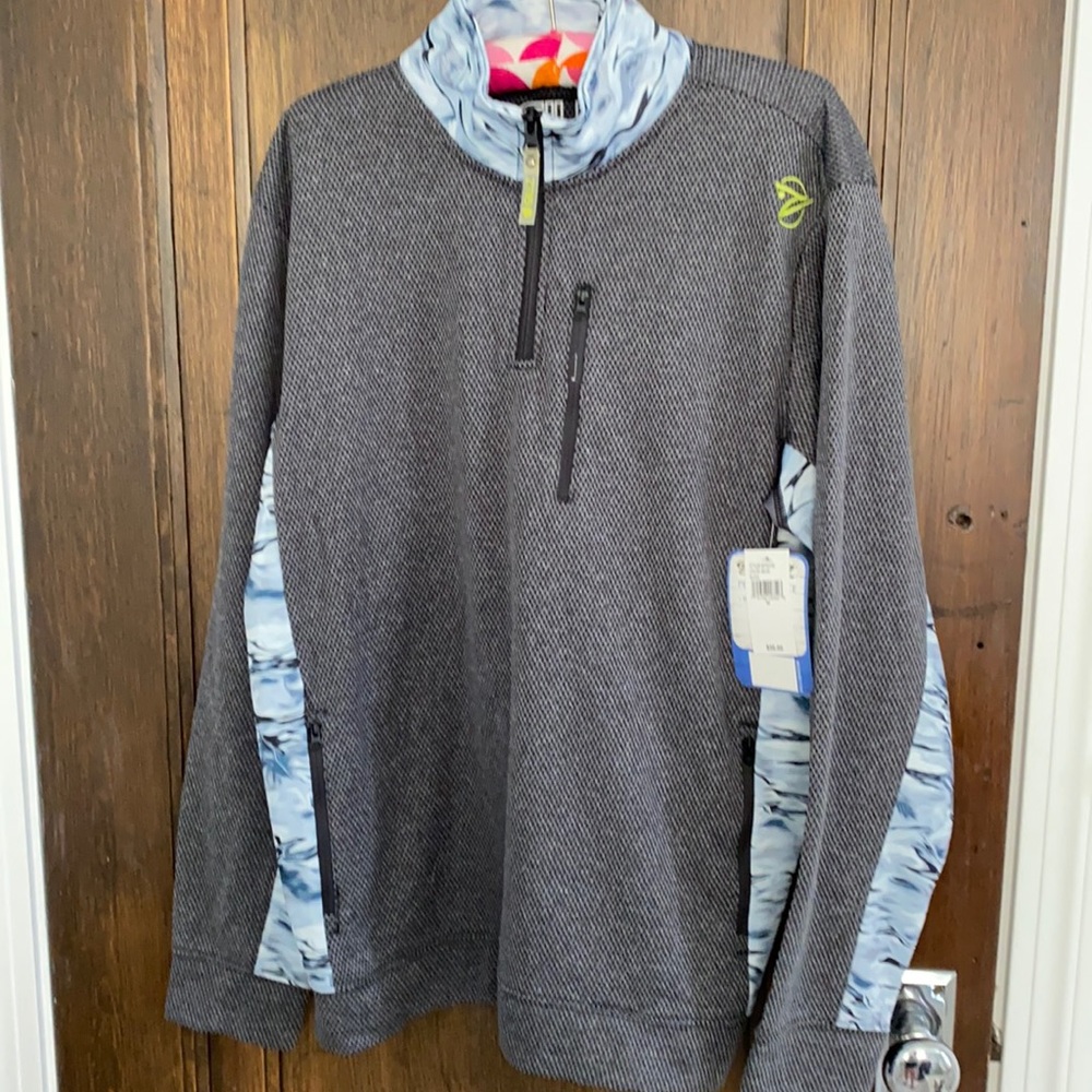 Gillz waterrepellent half zip fishing pullover NWT
